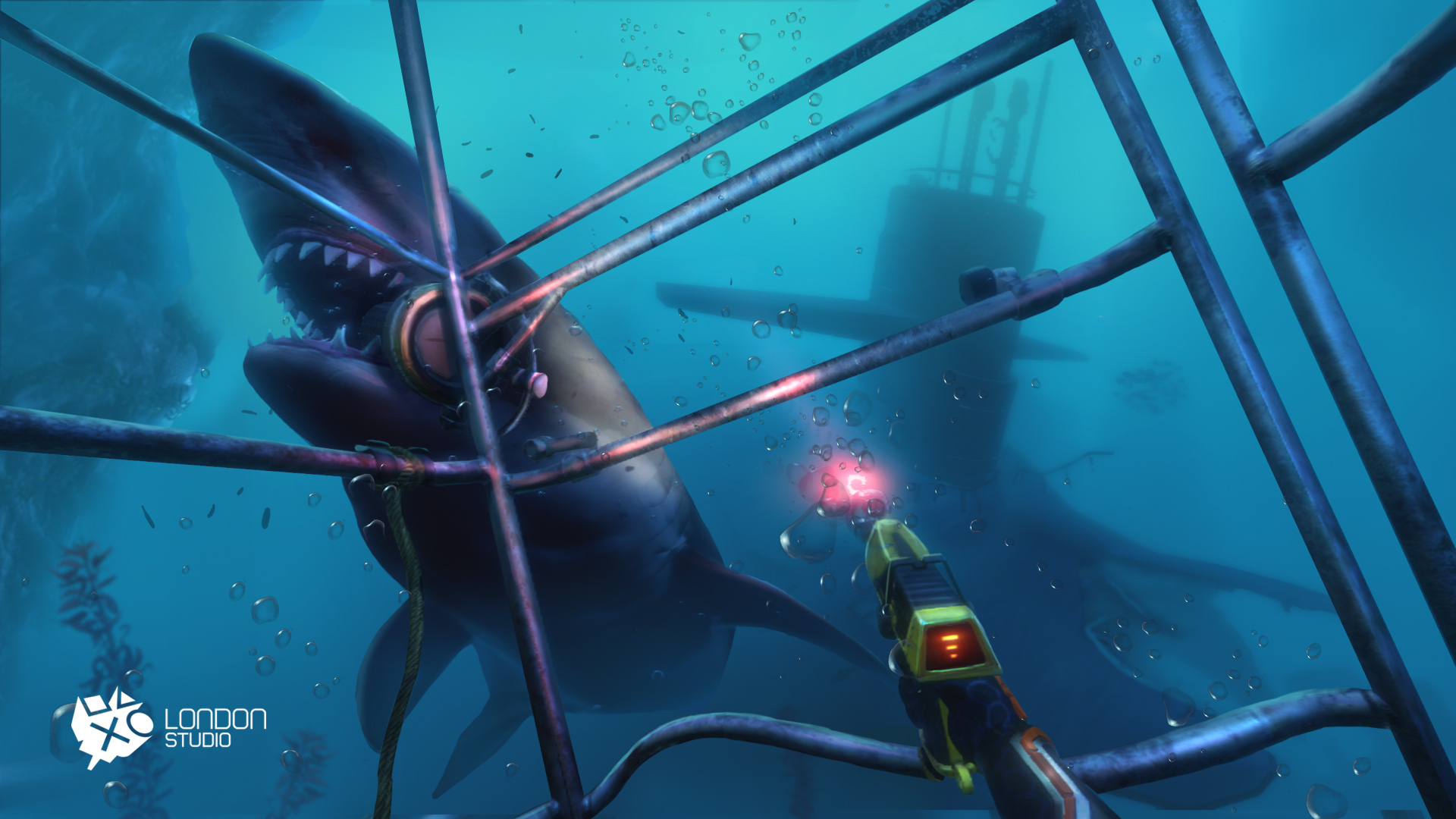 playstation vr shark game