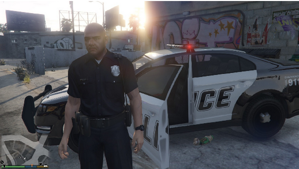 GTA5 VR police