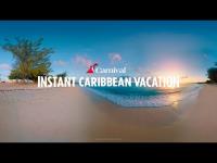 Carnival Cruise Line has launched its Instant Caribbean Vacation in full 360