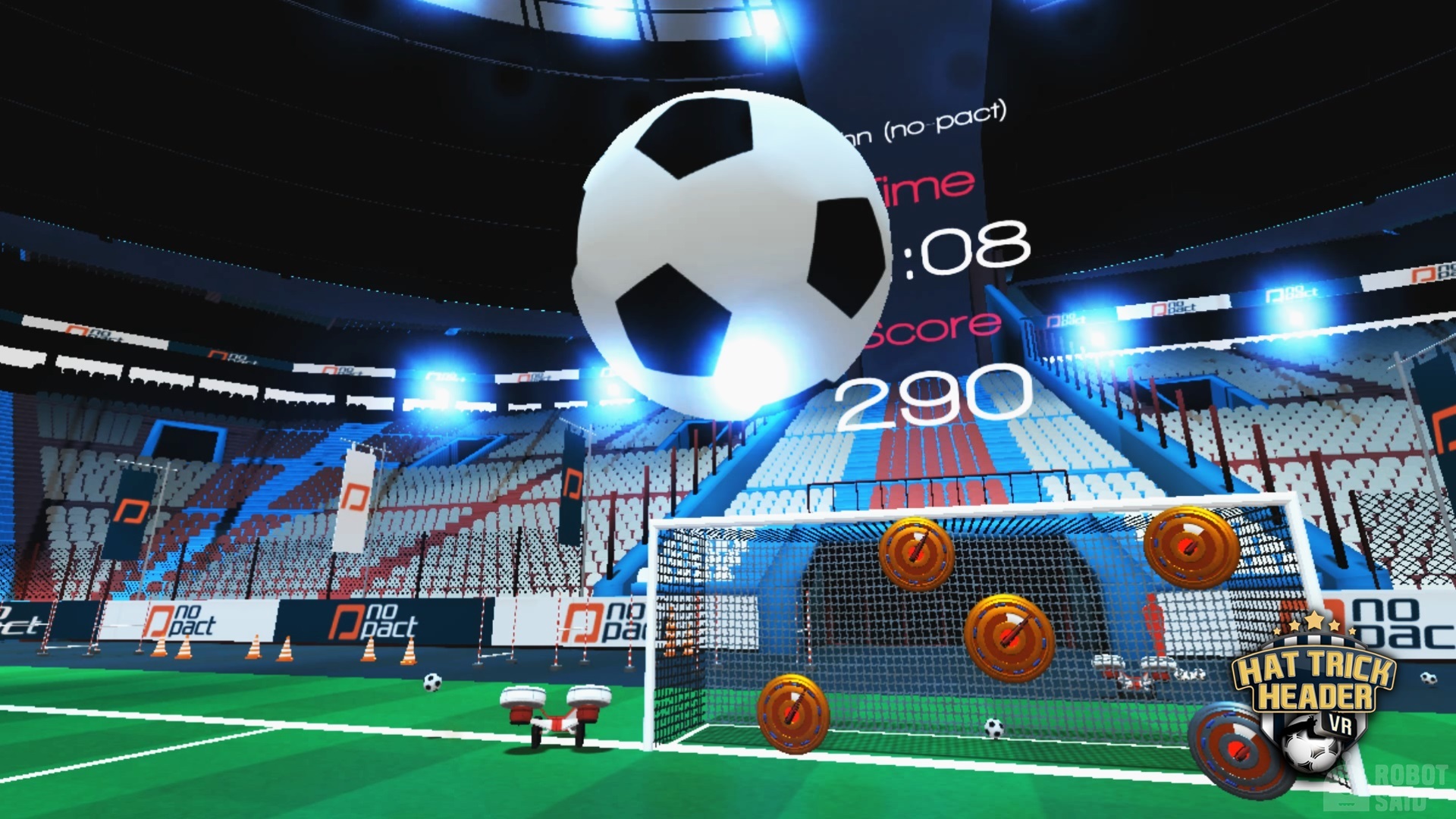 virtual reality experience football clipart