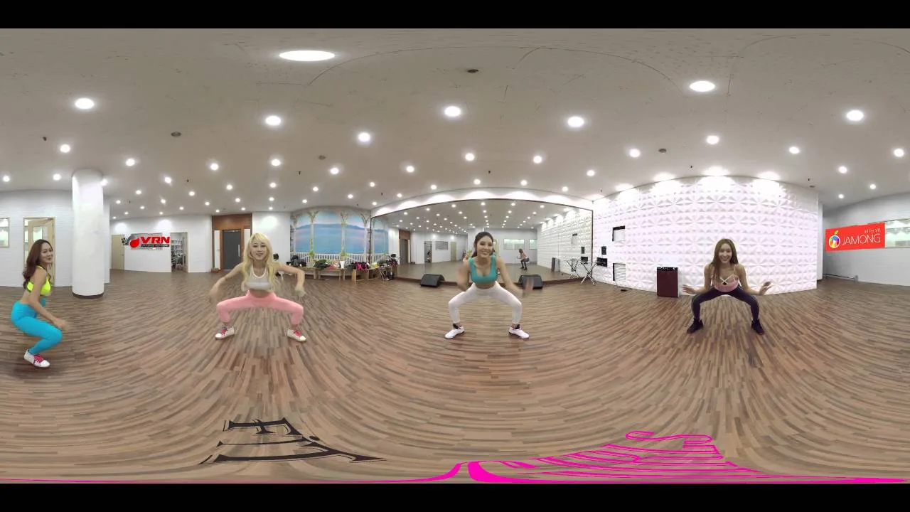 360 VR fit girls fitness - video thumbnail