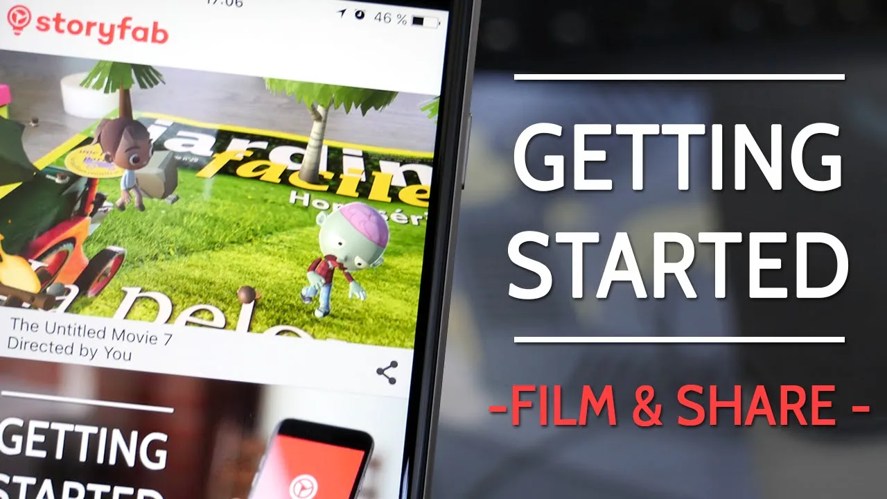 Create short films with Storyfab - Augmented Reality app - video thumbnail